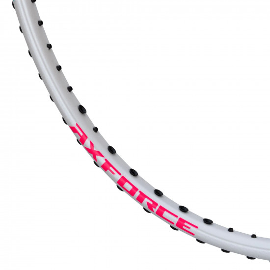 Lining Axforce Cannon (White) Badminton Racquet - Sanneu Sports